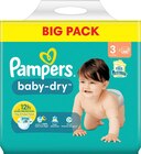 Windeln Baby Dry Gr. 3 Midi (6-10kg), Big Pack Angebote von Pampers bei dm-drogerie markt Wilhelmshaven für 16,95 €