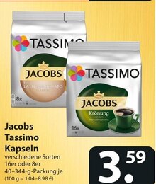 Jacobs Tassimo Kapseln bei famila Nordost in Hamburg Jacobs Tassimo Kapseln im Angebot bei famila Nordost Hamburg für 3,59 €