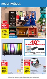 Promos Télévision dans le catalogue "Carrefour" de Carrefour Télévision en promo dans le catalogue Carrefour à la page 77