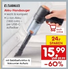 Akku-Handsauger Angebote von CLEANmaxx bei Netto Marken-Discount Schwäbisch Gmünd für 15,99 €