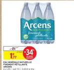 Eau minérale naturelle finement pétillante - Arcens - Intermarché à Valence Eau minérale naturelle finement pétillante - Arcens en promo chez Intermarché Valence à 1,77 €