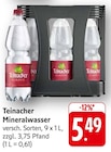 Mineralwasser im Angebot bei EDEKA in Bruchsal Mineralwasser Angebote von Teinacher bei EDEKA Bruchsal für 5,49 €