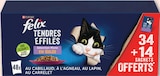 EFFILÉ EN GELÉE POUR CHAT MIX AU CABILLAUD, À L'AGNEAU, AU LAPIN, AU CARRELET - Felix en promo chez Netto EFFILÉ EN GELÉE POUR CHAT MIX AU CABILLAUD, À L'AGNEAU, AU LAPIN, AU CARRELET - Felix dans le catalogue Netto