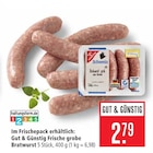 Frische grobe Bratwurst Angebote von Gut & Günstig bei Marktkauf Neu-Ulm für 2,79 €