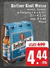 Weisse im Angebot bei EDEKA in Herne Weisse Angebote von Berliner Kindl bei EDEKA Herne für 4,44 €