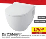 Wand-WC-Set Lissabon Angebote bei toom Baumarkt Potsdam für 129,99 €