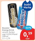 Aktuelles Energy Drink Angebot bei budni in Norderstedt ab 0,59 €