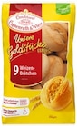 REWE Senden - Unsere Goldstücke 9 Weizenbrötchen Angebot im Prospekt Unsere Goldstücke 9 Weizenbrötchen bei REWE im Senden Prospekt für