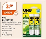 KLEBESTIFT von UHU für 3,99 € bei Müller im Angebot KLEBESTIFT von UHU im aktuellen Müller Prospekt