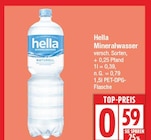 Mineralwasser im EDEKA Prospekt Mineralwasser von Hella im aktuellen EDEKA Prospekt für 0,59 €