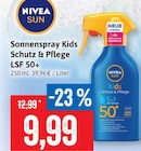 Sonnenspray Kids Schutz & Pflege LSF 50+ Angebote von Nivea Sun bei Kaufhaus Stolz Kiel für 9,99 €