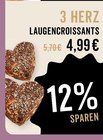 3 Herz Laugencroissants im aktuellen Prospekt bei REWE in Florstadt