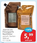 Flüssigseife Nachfüller Angebote von Jean & Len bei budni Seevetal für 5,99 €