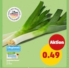 Deutscher Porree im Angebot bei Penny in Nettetal Deutscher Porree Angebote bei Penny Nettetal für 0,49 €