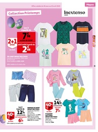 Prix et réduction Mode dans le prospectus Auchan Hypermarché en cours Offre Mode dans le catalogue Auchan Hypermarché du moment à la page 35