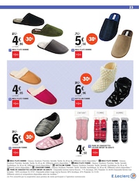 Offre Chaussures Homme dans le catalogue E.Leclerc du moment à la page 23