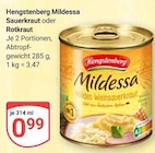 Aktuelles Mildessa Sauerkraut Angebot bei GLOBUS in Duisburg ab 0,99 €