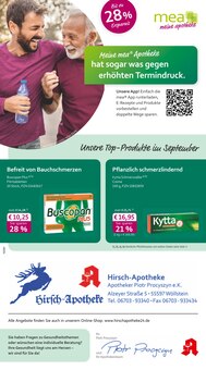 mea - meine apotheke Prospekt der Woche "Unsere September-Angebote" Seite 1, 01.09.2025 bis 30.09.2025 für Wöllstein Aktueller mea - meine apotheke Prospekt "Unsere September-Angebote" Seite 1 von 4 Seiten für Wöllstein