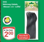 Mehrweg-Gabeln Angebote von OHO bei GLOBUS Siegen für 2,00 €