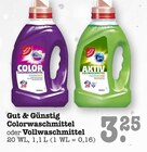 Colorwaschmittel oder Vollwaschmittel Angebote von Gut & Günstig bei E center Mannheim für 3,25 €