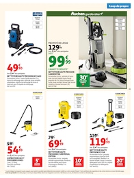 Prix et réduction Nettoyeur Haute-Pression dans le prospectus Auchan Hypermarché en cours Offre Nettoyeur Haute-Pression dans le catalogue Auchan Hypermarché du moment à la page 11