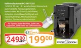 Kaffeevollautomat im Angebot bei GLOBUS in Neubrandenburg Kaffeevollautomat Angebote von PROFI COOK bei GLOBUS Neubrandenburg für 199,00 €