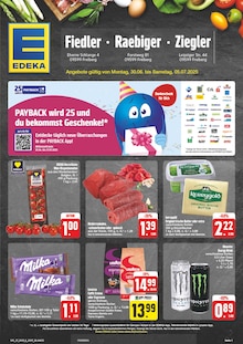 EDEKA Prospekt Wir lieben Lebensmittel! mit  Seiten in Freiberg und Umgebung