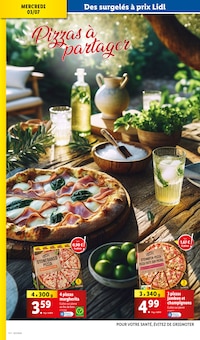 Promo Pizza dans le catalogue Lidl du moment à la page 12
