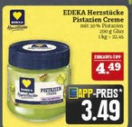 Pistazien Creme von EDEKA Herzstücke für 3,49 € bei Marktkauf im Angebot Pistazien Creme von EDEKA Herzstücke im aktuellen Marktkauf Prospekt