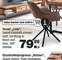 Sessel „Livia“ bei Ostermann in Castrop-Rauxel Sessel „Livia“ im Angebot bei Ostermann Castrop-Rauxel für 79,90 €