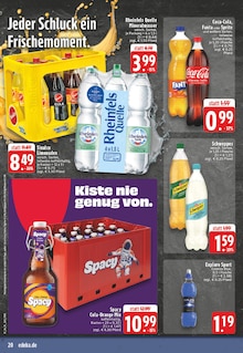 Coca Cola im EDEKA Prospekt "Aktuelle Angebote" mit 28 Seiten (Lippstadt)