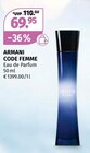 CODE FEMME Eau de Parfum Angebote von ARMANI bei Müller Regensburg für 69,95 €