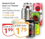 Aktuelle Rum Angebote bei GLOBUS in Herne Aktuelles Ready to Drink Dose Angebot bei GLOBUS in Herne ab 1,79 €
