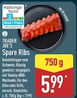 Spare Ribs im Angebot bei ALDI Nord in Rheine Spare Ribs Angebote von Trader Joe's bei ALDI Nord Rheine für 5,99 €