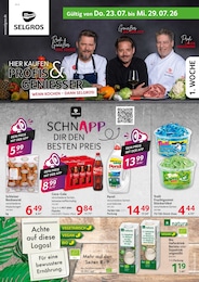 Selgros Prospekt "HIER KAUFEN PROFIS & GENIESSER" für Mering, 20 Seiten, 23.07.2026 - 29.07.2026