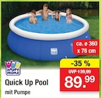 Aktuelle Becks Angebote bei Zimmermann in Magdeburg Aktuelles Quick Up Pool Angebot bei Zimmermann in Magdeburg ab 89,99 €