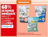 Promo 68% de remise immédiatesur le 2ème au choix sur la gamme des litières Tranquille à  dans le catalogue Auchan Supermarché à Clichy