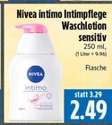intimo Intimpflege Waschlotion sensitiv Angebote von Nivea bei EDEKA Gießen für 2,49 €