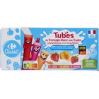 Tubes de fromage blanc aux fruits - CARREFOUR CLASSIC' en promo chez Carrefour Market Tubes de fromage blanc aux fruits - CARREFOUR CLASSIC' dans le catalogue Carrefour Market