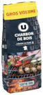 Charbon de bois gros volume 50l - U - Hyper U à Reims Charbon de bois gros volume 50l - U en promo chez Hyper U Reims à 14,99 €