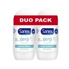 Déodorant bille Zero% - SANEX en promo chez Carrefour Valence à 3,66 €