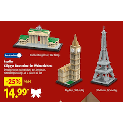 Clippys Bausteine-Set Wahrzeichen Brandenburger Tor
