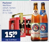 Weißbier Angebote von Paulaner bei Getränkewelt Düsseldorf für 15,99 €