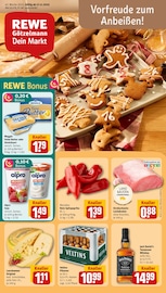 REWE Discounter Prospekt der aktuellen Woche mit 24 Seiten, gültig von 17.11.2025 bis 22.11.2025, in Grafenrheinfeld und Umgebung Aktueller REWE Discounter Prospekt in Grafenrheinfeld und Umgebung, "Dein Markt" mit 24 Seiten, 17.11.2025 - 22.11.2025