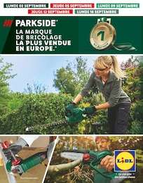 Prospectus Lidl à Gap, "Parkside", 32 pages, 28/08/2024 - 15/09/2024