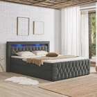 Boxspringbett Leona Samt Angebote von Juskys bei Lidl Delmenhorst für 449,00 €