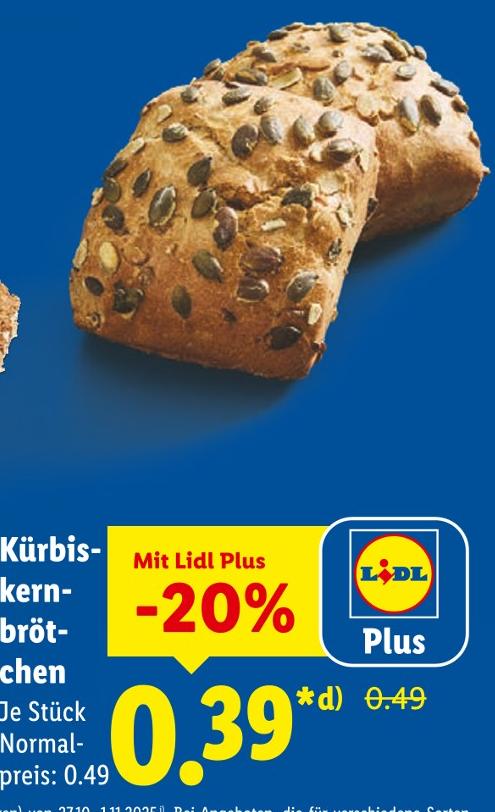 Kürbiskernbrötchen