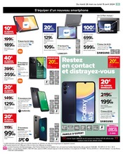 Samsung Galaxy S Angebote im Prospekt "Faites entrer la nouveauté à la maison !" von Carrefour auf Seite 13