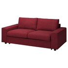 Braun im IKEA Prospekt 2er-Bettsofa mit breiten Armlehnen/Lejde rot/braun mit breiten Armlehnen/Lejde rot/braun von VIMLE im aktuellen IKEA Prospekt für 1.149,00 €
