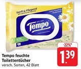 feuchte Toilettentücher bei EDEKA im Prospekt "" für 1,39 €